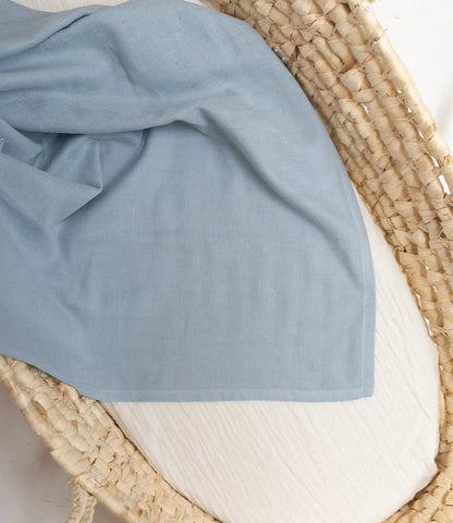 Hydrofiele doek  // Dream blue - geborduurd met naam SAGA Copenhagen