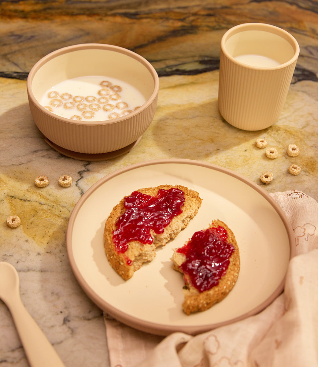 Kinderservies 4-delig - Naturel
