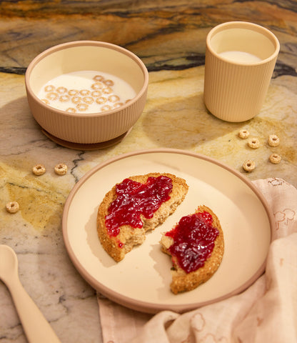 Kinderservies 4-delig - Naturel