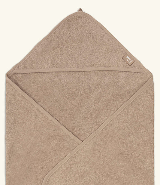 Badcape 75x75cm badstof - Milky coffee