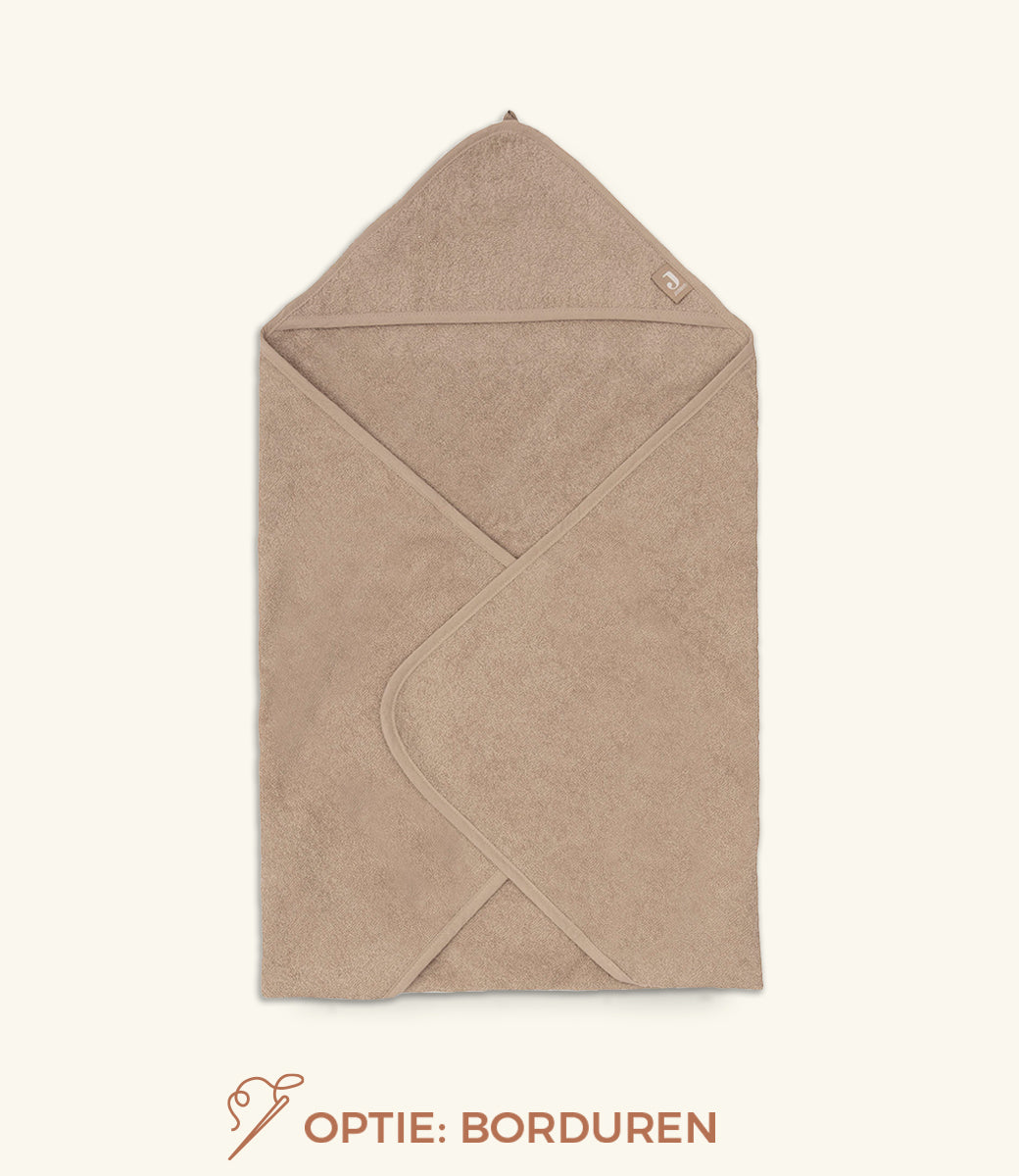 Hooded towel 75x75cm terry cloth // Wild rose