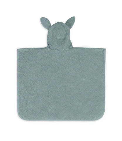 Badponcho bunny // Sea green Jollein
