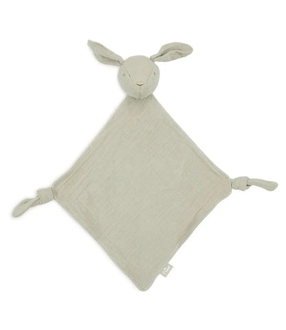 Speendoekje geborduurd // Bunny - Olive green Jollein