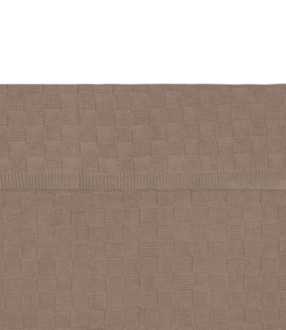 Babydeken Box knit - Milky coffee Jollein
