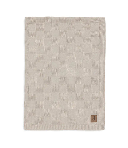 Babydeken Box knit - warm sand Jollein