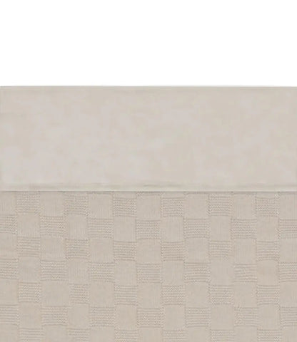 Winter babydeken //  Box knit - warm sand/velvet Jollein