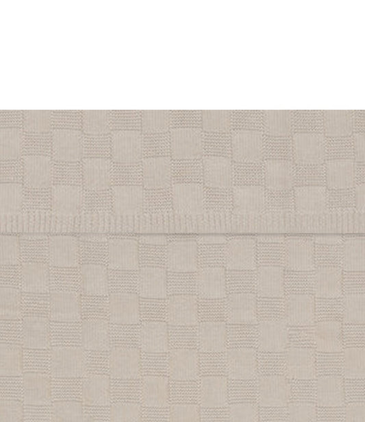 Babydeken Box knit - warm sand