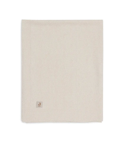 Cosy knit deken - ivory Jollein