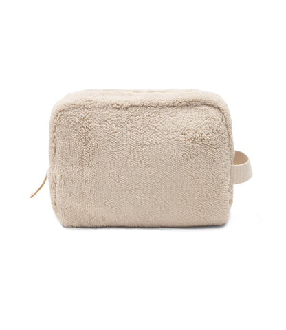 Storage pouch cloudy rib // Milky coffee