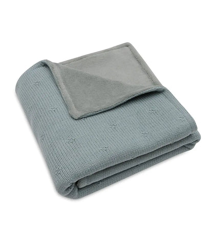 Winterdeken Cosy knit - seagreen Jollein