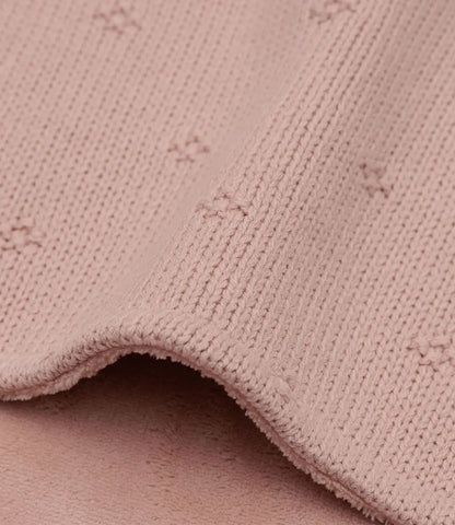 Winterdeken Cosy knit - wild rose Jollein