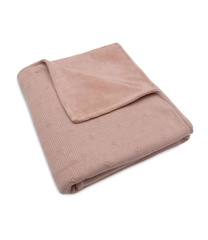 Winterdeken Cosy knit - wild rose Jollein