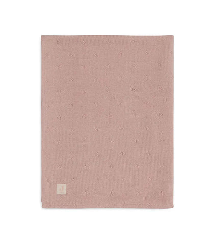 Winterdeken Cosy knit - wild rose Jollein