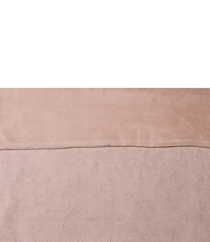 Winterdeken Cosy knit - wild rose Jollein