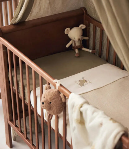 Hoeslaken Jersey 60x120cm - Olive Green (2 pack) Jollein