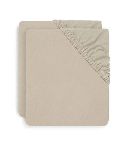 Hoeslaken Jersey 60x120cm - Nougat (2 pack) Jollein