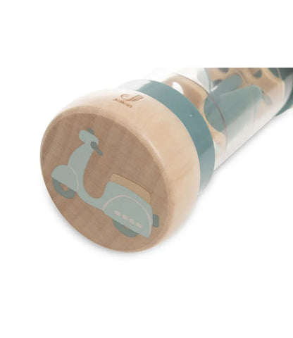 Houten Regenrammelaar - On The Go // Blauw Jollein