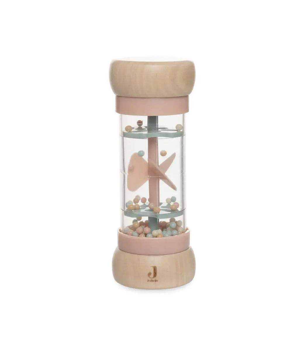 Houten Regenrammelaar - Lovely birds // Roze Jollein