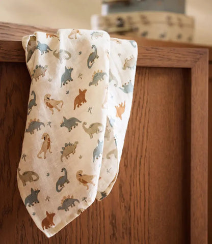 Hydrofiele doeken Small 70x70cm // Roarsome dino - 3 Stuks Jollein