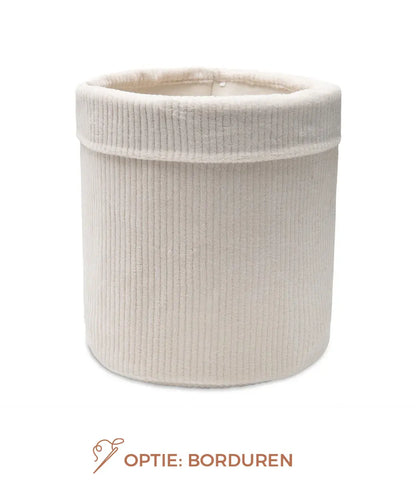 Grote opbergmand Cloudy Rib // Oatmeal Jollein