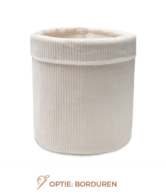 Grote opbergmand Cloudy Rib // Oatmeal