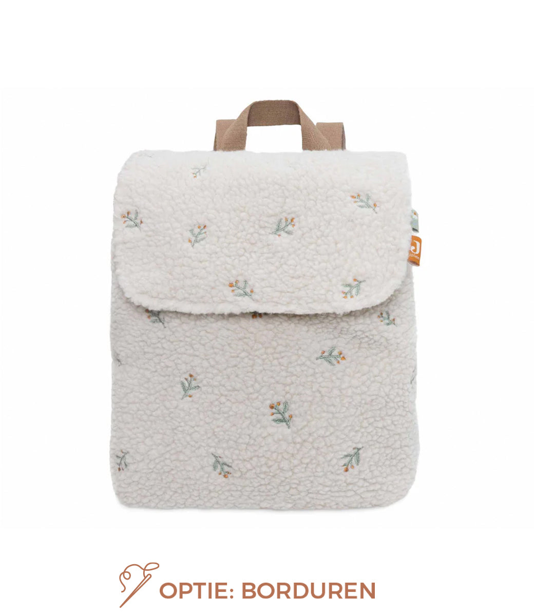 Teddy backpack - lovely (option: embroider name)