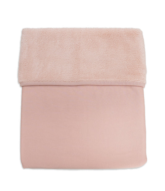 Babydeken Sherpa Jersey - Silk Rose