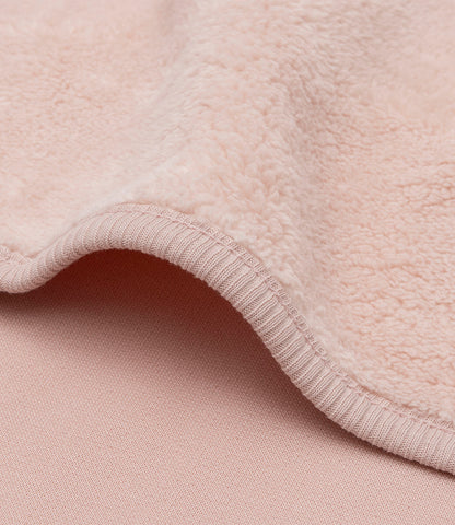 Babydeken Sherpa Jersey - Silk Rose