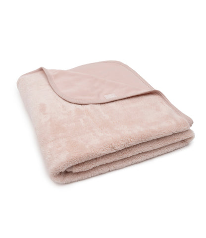 Babydeken Sherpa Jersey - Silk Rose