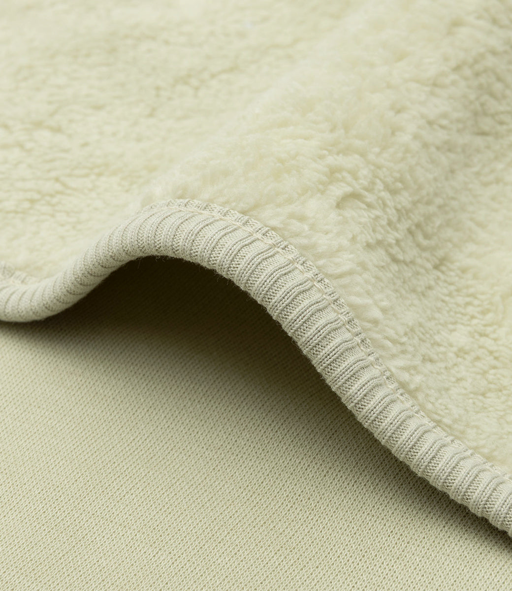 Babydeken Sherpa Jersey - Soft Matcha