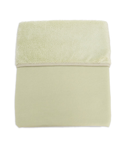 Babydeken Sherpa Jersey - Soft Matcha