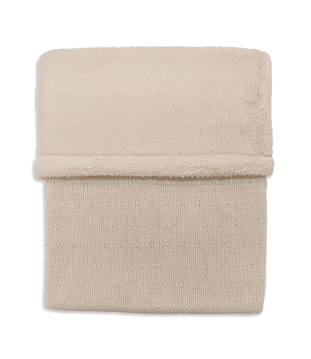 Babydeken Fluffy Sprinkle Knit - Sand