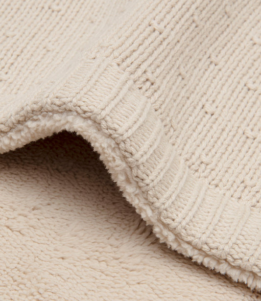 Babydeken Fluffy Sprinkle Knit - Sand
