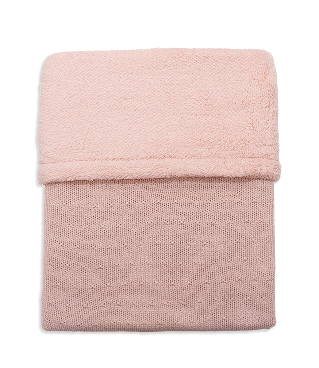Babydeken Fluffy Sprinkle Knit - Silk Rose