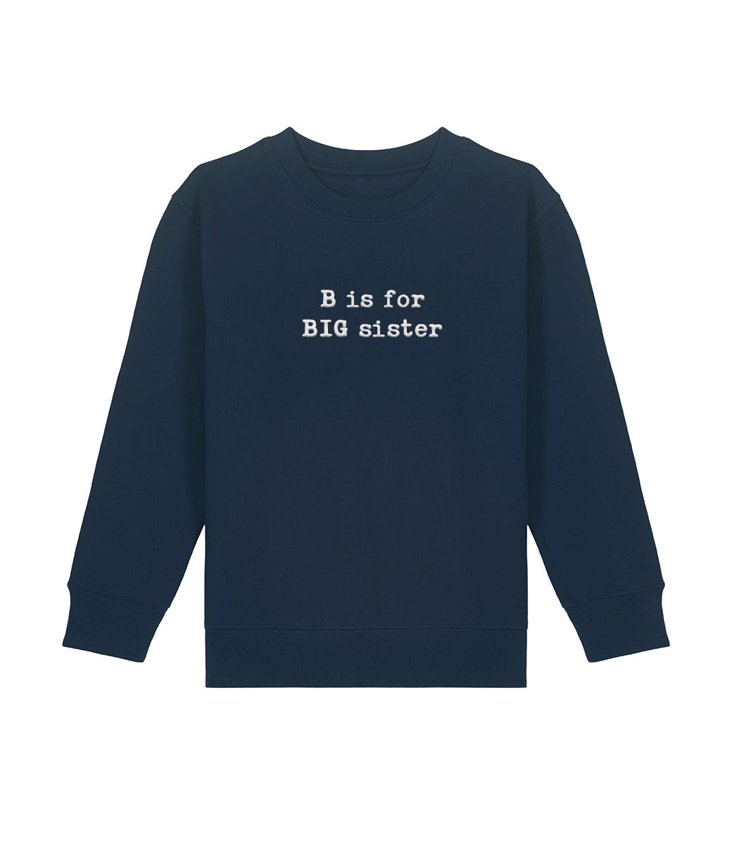 Sweater //  B is for BIG sister