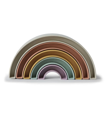 Regenboog stapeltoren // Tropical Mushie