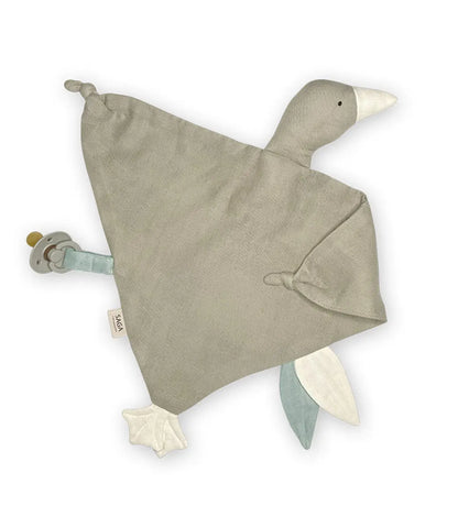 Cuddle goose incl. borduren met naam // Bliki - Green tea Saga Copenhagen