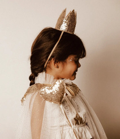 The Golden Queen // Little crown headband Mrs. Ertha