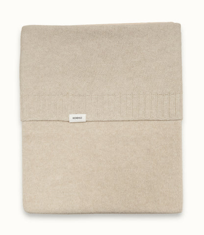 Wiegdeken merino wol cashmere Beja -  warm white