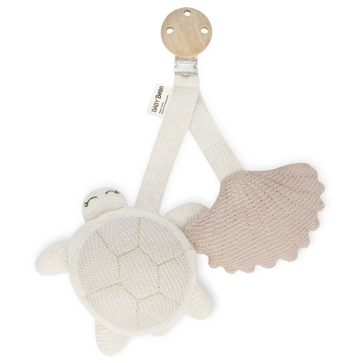 Carriage hanger // Tily the turtle - pink