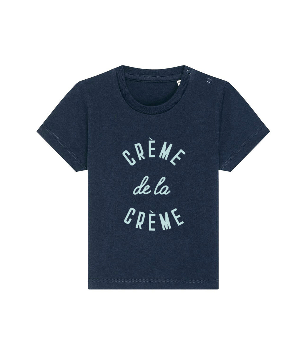 Organic baby t-shirt // Crème de la crème