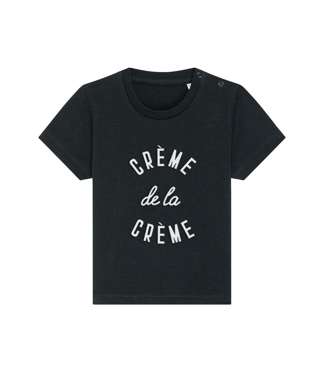 Organic baby t-shirt // Crème de la crème