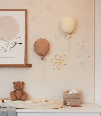 Ballon tetra // ivory (optie:borduren met naam) Jollein