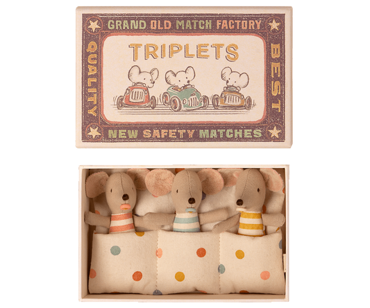 Triplets babymuisjes // in box