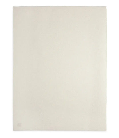 Babydeken incl. naam borduren  // Basic knit - Ivory Jollein