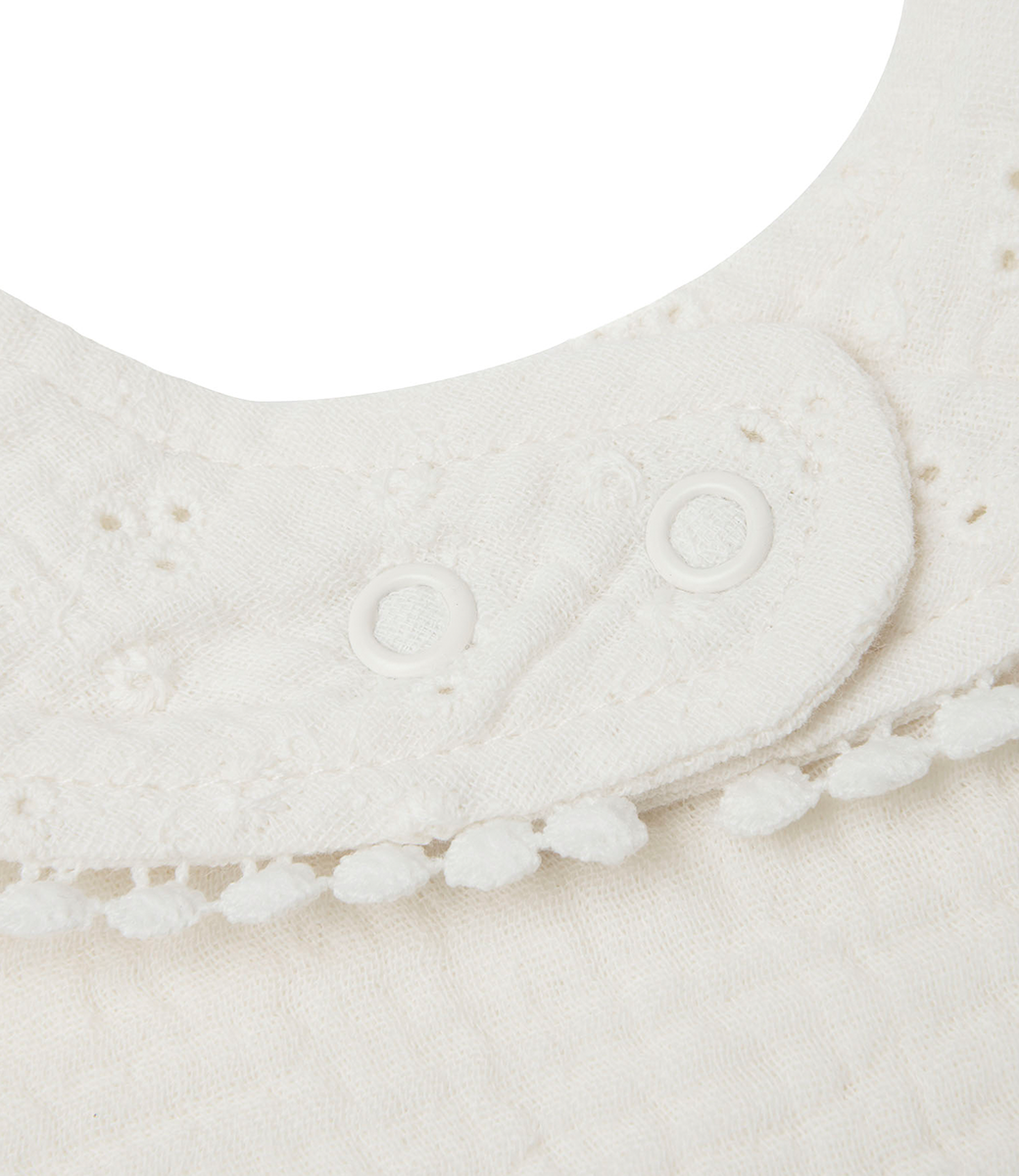 Slab Rond Embroidery // Ivory
