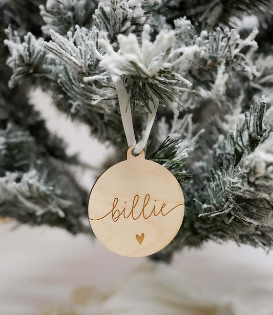 Christmas hanger // flow - with name