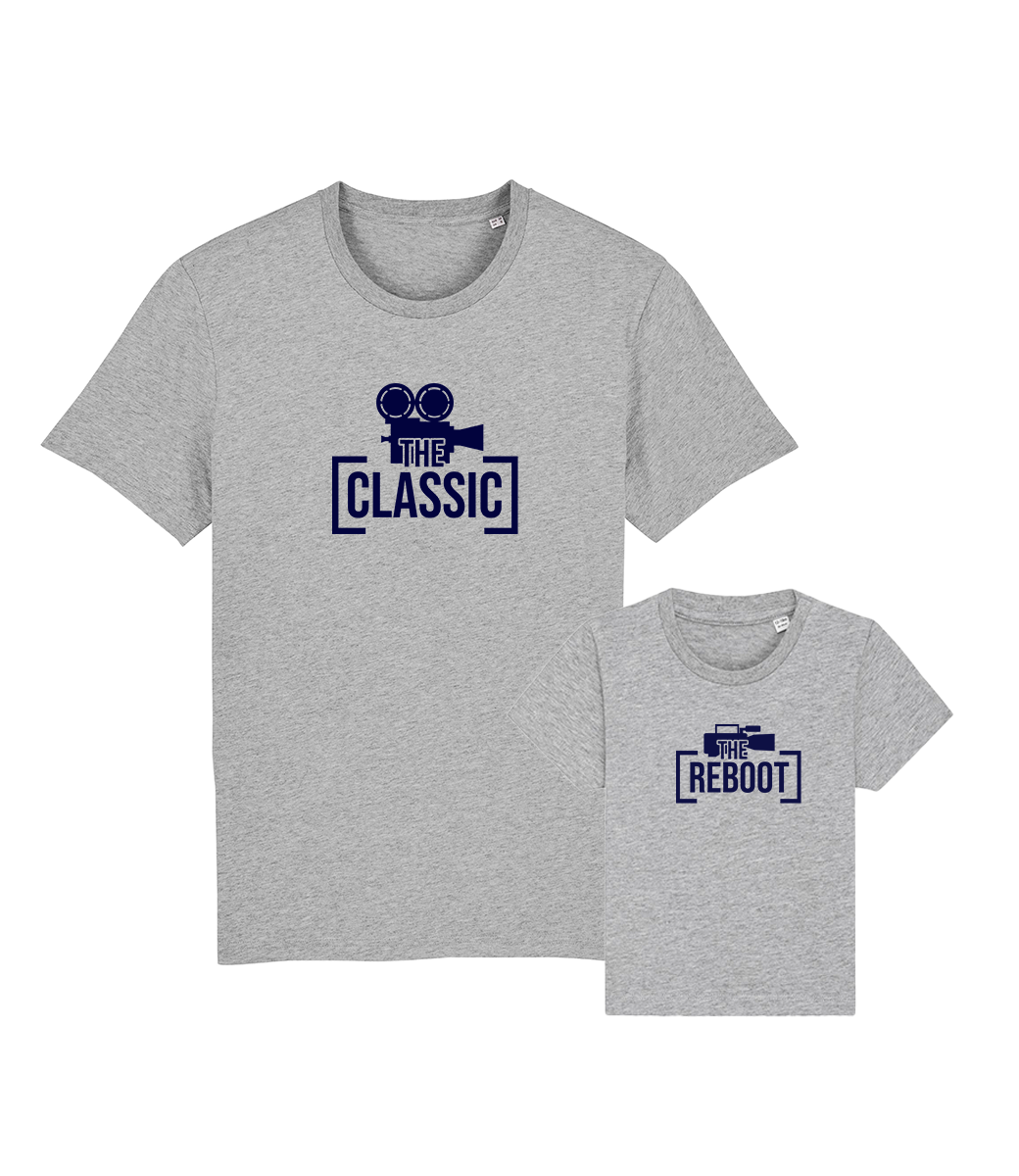 Organic matching T-shirt set // The classic - The reboot