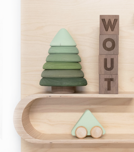 Wooden name blocks // Walnut - Intro