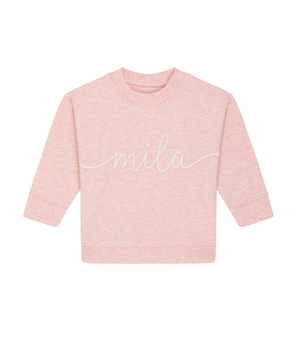 Baby name sweater // Flow